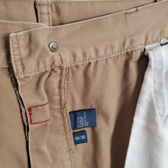 Polo Ralph Lauren Mens Size 38/30 Pants Classic Straight 650 Chino Khaki Tan - Picture 7 of 13